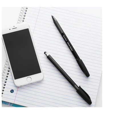 Paper Mate InkJoy Stylus Ballpoint Pen Medium Point Black Ink Dozen (1951348) - Image 4