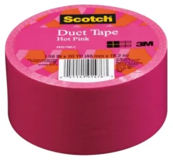 Scotch Duct Tape, 1.88 Inches X 20 Yards, Hot Pink