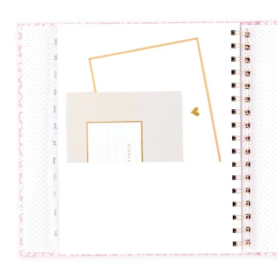 Sugar Paper Essentials 2024 Planner 9"x8.125" Weekly/Monthly Rose Floral - Image 4
