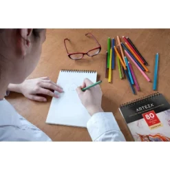 Arteza Drawing Pad, 9" X 12", 80 Sheets, Pack Of 2
