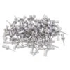 Gem Aluminum Head Push Pins Aluminum Silver 5/8" 100/Box CPAL5
