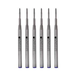 Monteverde Monteverde Ballpoint Pen Refill Broad Point Blue Ink 6 Pack (M443BU)