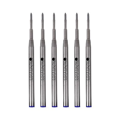 Monteverde Monteverde Ballpoint Pen Refill Broad Point Blue Ink 6 Pack (M443BU)